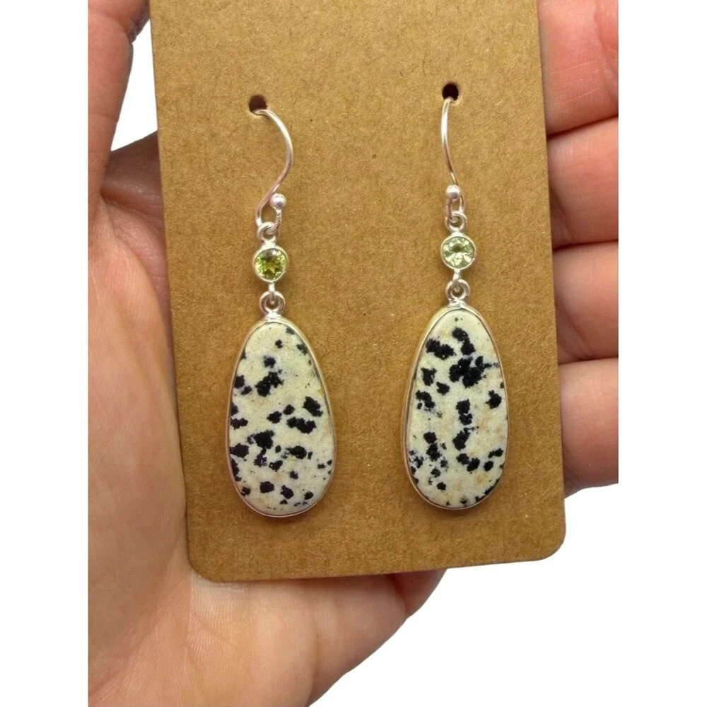 925 Sterling Silver genuine dalmatian